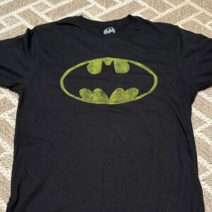 Batman Black Tee with Yellow Logo